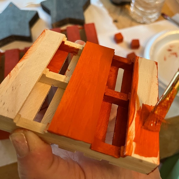 Hand Crafted Wood Pumpkin Pallet “Hello Fall” (Set of 3) - Picture 7 of 7